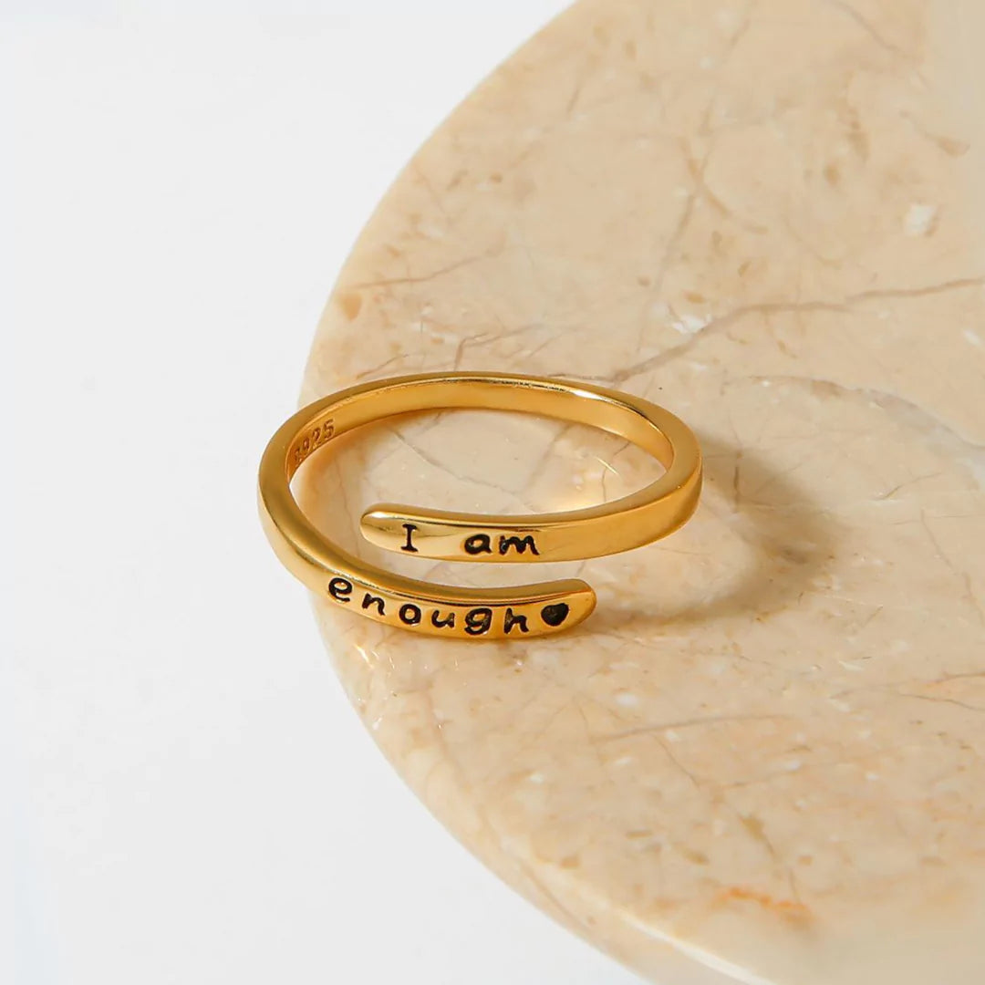 EN I Am Enough ❤️ Ring